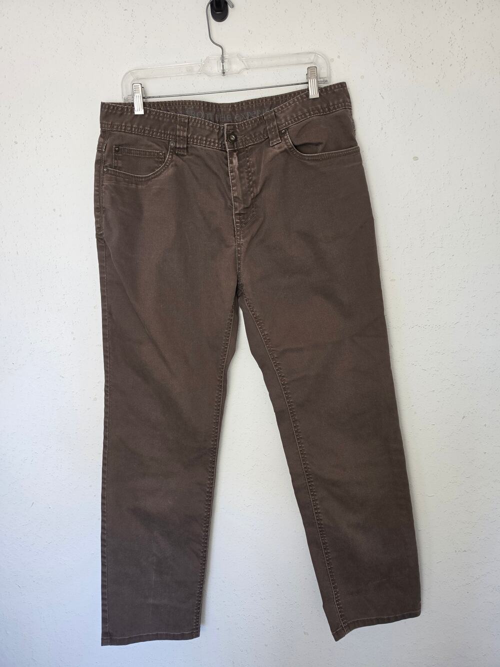 Prana Bridger Jeans Brown Men’s 34X30 Outdoor Stretch Hiking Pants Mud Color